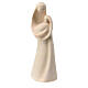 Modern Virgin Mary and baby Jesus statue Val Gardena linden s2