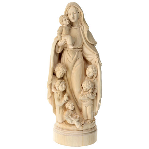 Our Lady of the Protection, Val Gardena, natural linden wood 1