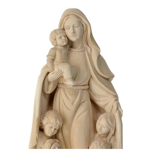 Our Lady of the Protection, Val Gardena, natural linden wood 2