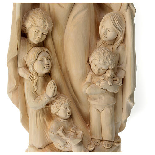 Our Lady of the Protection, Val Gardena, natural linden wood 3
