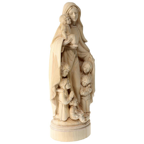 Our Lady of the Protection, Val Gardena, natural linden wood 4