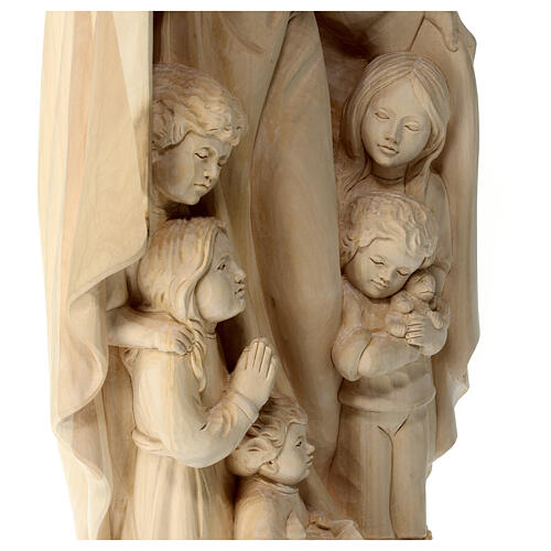 Our Lady of the Protection, Val Gardena, natural linden wood 5