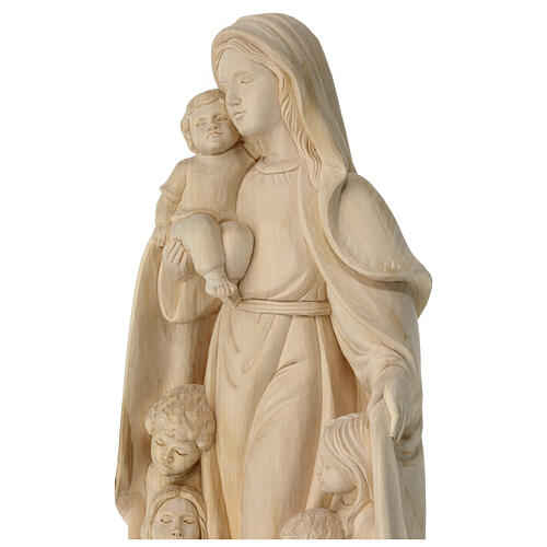 Our Lady of the Protection, Val Gardena, natural linden wood 7