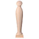Stylised statue of Our Lady of Fatima, natural wood, Val Gardena s7