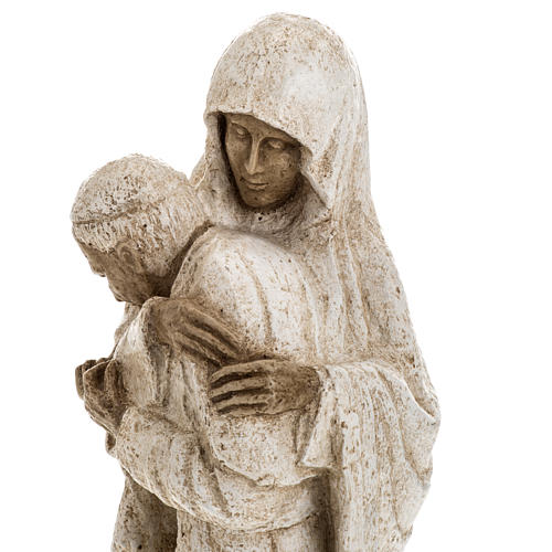 Gottesmutter mit Johannes Paul II. 27cm. Bethléem. 9