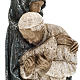 Gottesmutter mit Johannes Paul II. 27cm. Bethléem. s3