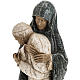 Gottesmutter mit Johannes Paul II. 27cm. Bethléem. s4