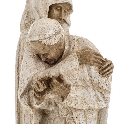 Virgin Mary and John Paul II statue 27 cm, Bethlehem Nuns 8