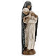 Vierge Marie avec Jean Paul II 27 cm Bethléem s2