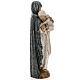 Vierge Marie avec Jean Paul II 27 cm Bethléem s6