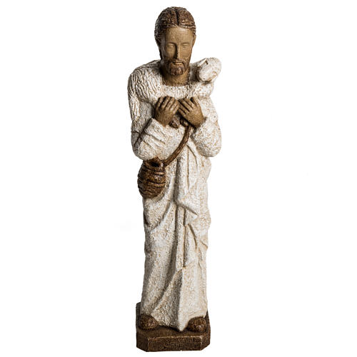 Good Shepherd in stone, Bethléem 56cm 1