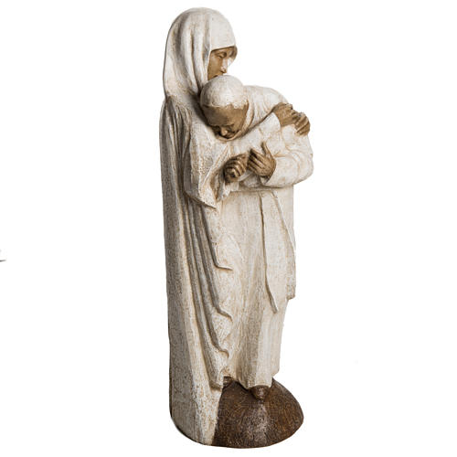 Gottesmutter mit Johannes Paul II. 56cm. Bethléem. 2