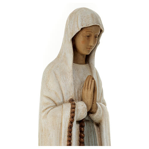 Madonna di Lourdes 76 cm pietra Bethléem 7