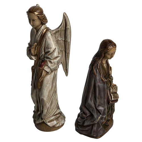 Annunciation statue in stone 29 cm, Bethlehem Nuns 2