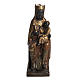 Vierge de Solsona 54 cm pierre dorée Bethléem s1