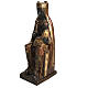 Vierge de Solsona 54 cm pierre dorée Bethléem s3