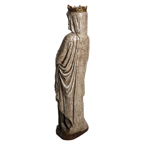 Madonna dell'Annunciazione 48 cm pietra dei Pirenei 4