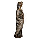 Madonna dell'Annunciazione 48 cm pietra dei Pirenei s2
