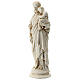 San Giuseppe con bambino 61 cm pietra dei Pirenei s3