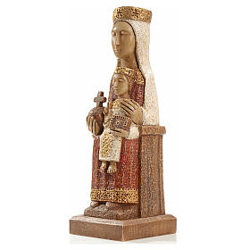 Our Lady of the Pillar red stone statue 25 cm, Bethlehem Nuns