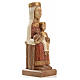 Our Lady of the Pillar red stone statue 25 cm, Bethlehem Nuns s4