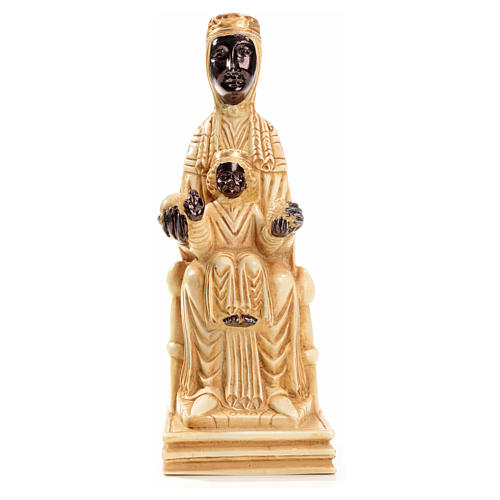 Madonna z Montserrat 16 cm kamień kość słoniowa Bethleem 1
