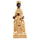 Our Lady of Montserrat stone statue 16 cm, Bethlehem Nuns s1
