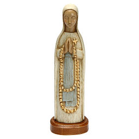 Madonna di Lourdes 15 cm pietra bianca Bethléem