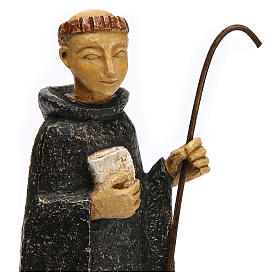 Heiliger Benediktus 24cm aus Stein, Bethleem