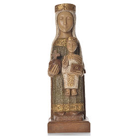 Matka Boża z Pilar 25 cm kamień  kolorowy zielony Bethleem