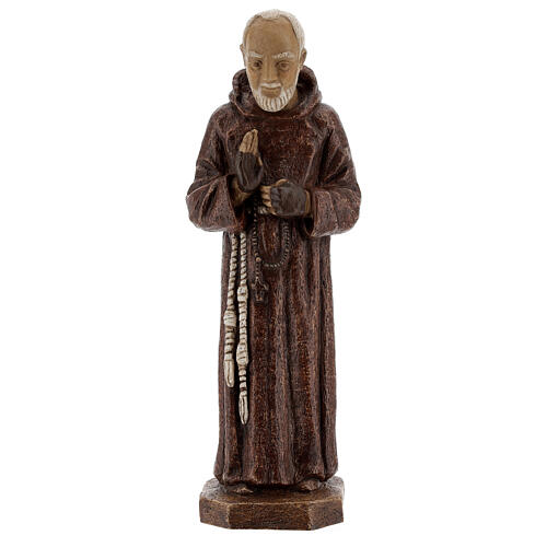 15" Saint Pio statue by Bethléem Monastery, reconstituted stone 1