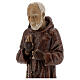 15" Saint Pio statue by Bethléem Monastery, reconstituted stone s2