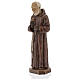 15" Saint Pio statue by Bethléem Monastery, reconstituted stone s3