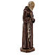 15" Saint Pio statue by Bethléem Monastery, reconstituted stone s4