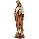 San Giuseppe con bambino 61 cm pietra dei Pirenei colorata s3