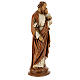San Giuseppe con bambino 61 cm pietra dei Pirenei colorata s5