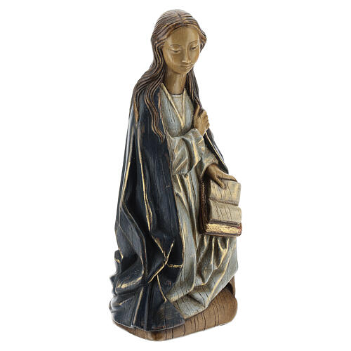 Statua Vergine Maria con libro Monastero Bethléem 23 cm 4