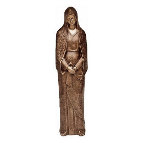 Bronzestatue, Maria als Schmerzensmutter, 105 cm Höhe, für den AUßENBEREICH