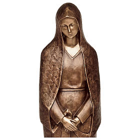 Statue of Mary Mother of Sorrows in bronze 105 cm for EXTERNAL USE