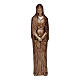Statue of Mary Mother of Sorrows in bronze 105 cm for EXTERNAL USE s1