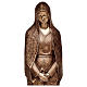 Statue of Mary Mother of Sorrows in bronze 105 cm for EXTERNAL USE s2