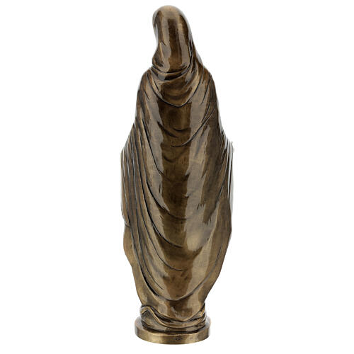 Statue of Mother Mary of Miracles in bronze 85 cm for EXTERNAL USE 7