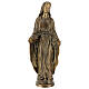 Statue of Mother Mary of Miracles in bronze 85 cm for EXTERNAL USE s1