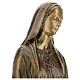 Statue of Mother Mary of Miracles in bronze 85 cm for EXTERNAL USE s2