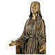 Statue of Mother Mary of Miracles in bronze 85 cm for EXTERNAL USE s4