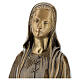 Statue of Mother Mary of Miracles in bronze 85 cm for EXTERNAL USE s6