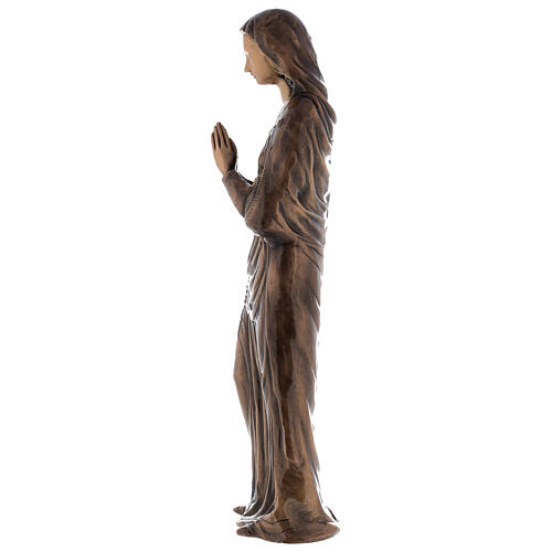 Statue of Virgin Mary in bronze 85 cm for EXTERNAL USE 5