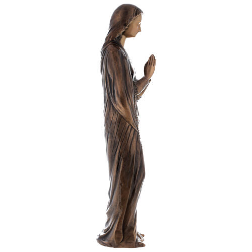 Statue of Virgin Mary in bronze 85 cm for EXTERNAL USE 6