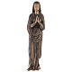 Statue of Virgin Mary in bronze 85 cm for EXTERNAL USE s1