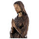 Statue of Virgin Mary in bronze 85 cm for EXTERNAL USE s2